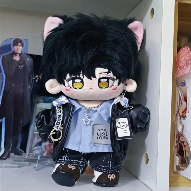 20cm Anime Game Love And Deepspace Zayne Kawaii Cosplay Cotton Doll Body Fans Collection Dress Up Soft Plushies Toy Figures Gift