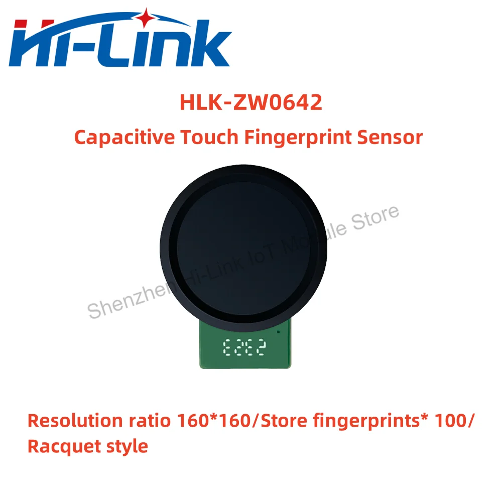 Hilink Fingerprint recognition module HLK-ZW0642 Capacitive touch racket fingerprint sensor module door lock acquisition