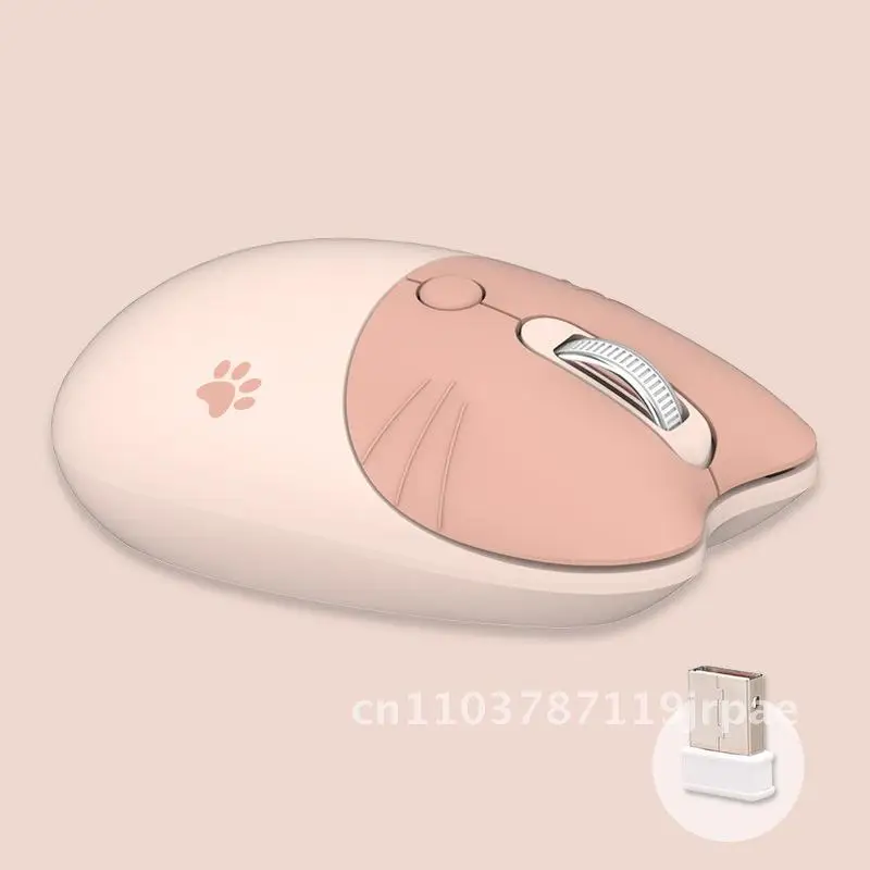 

M3 Wireless Mouse Portable Quiet 2.4G Connection with 4 Buttons USB Interface for Laptop Office Use in Multiple Colors