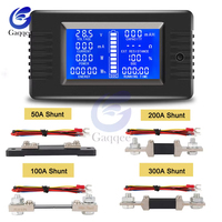 DC 0-200V 300A Shunt Voltmeter Ammeter Car Battery Tester Capacity resistance electricity Voltage Meter monitor 12v 24v 48v 96v