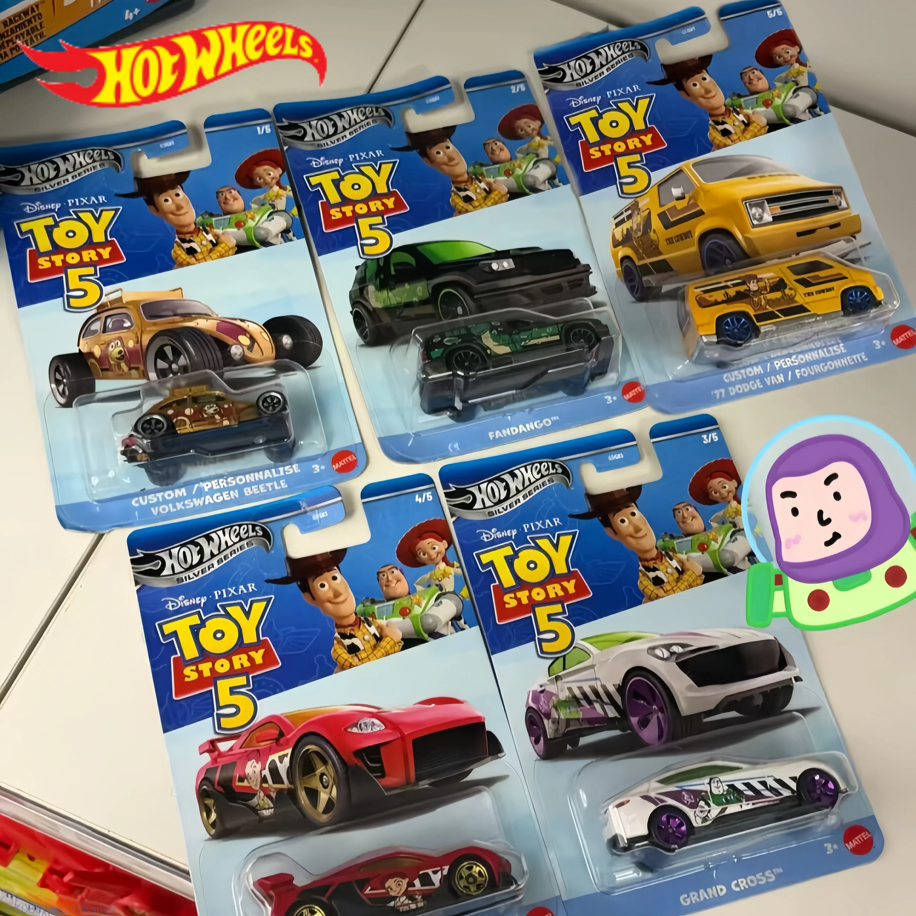 Hot Wheels Toy Story Series, coche de juguete fundido a presión auténtico, Gdg83 Volkswagen Beetle, modelo de vehículo coleccionable de aleación para fanáticos, regalos