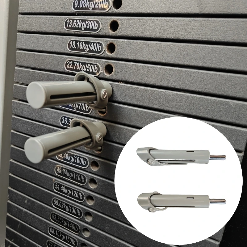 2Pcs Weight Stack Pin 10mm Strength Training Weight Loading Stack Automatic Decreasing Pin Gym Equipment Replacement Accessories