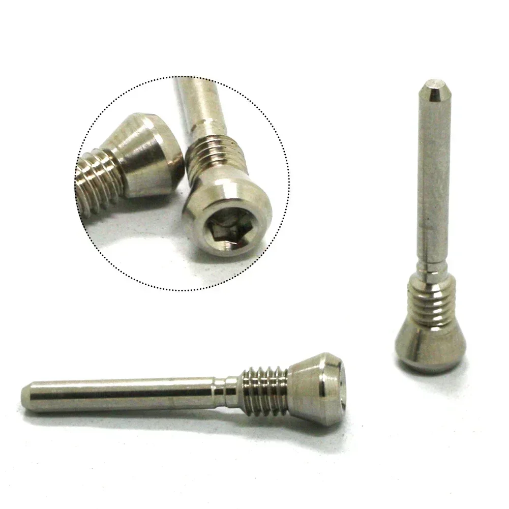1Pair Bicycle Disc Brake Bolts Threaded Pin Inserts Screw For -SRAM Force Bike Hydraulic Disc Brake Pads Fixing Screws