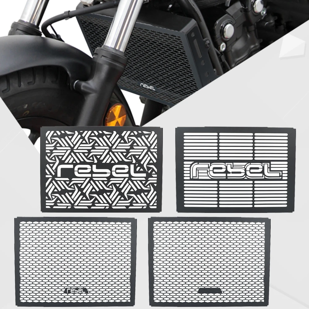 Radiator Guard For HONDA Rebel Cmx 300 500 CMX300 CMX500 Rebel 2017-2025 Radiator Grille Guard Cover Protector Rebel300 Rebel500