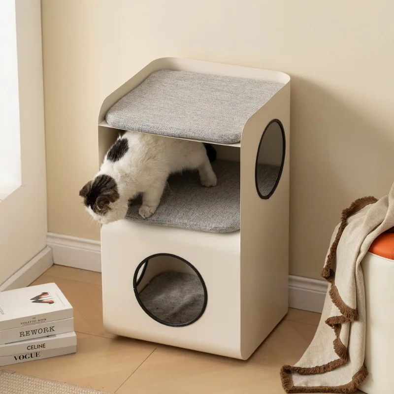 Tree Hole Cat Villa Four Seasons Universal Pet Nest, Removable Washable Cat Climbing Frame, Human-Pet Shared Furniture