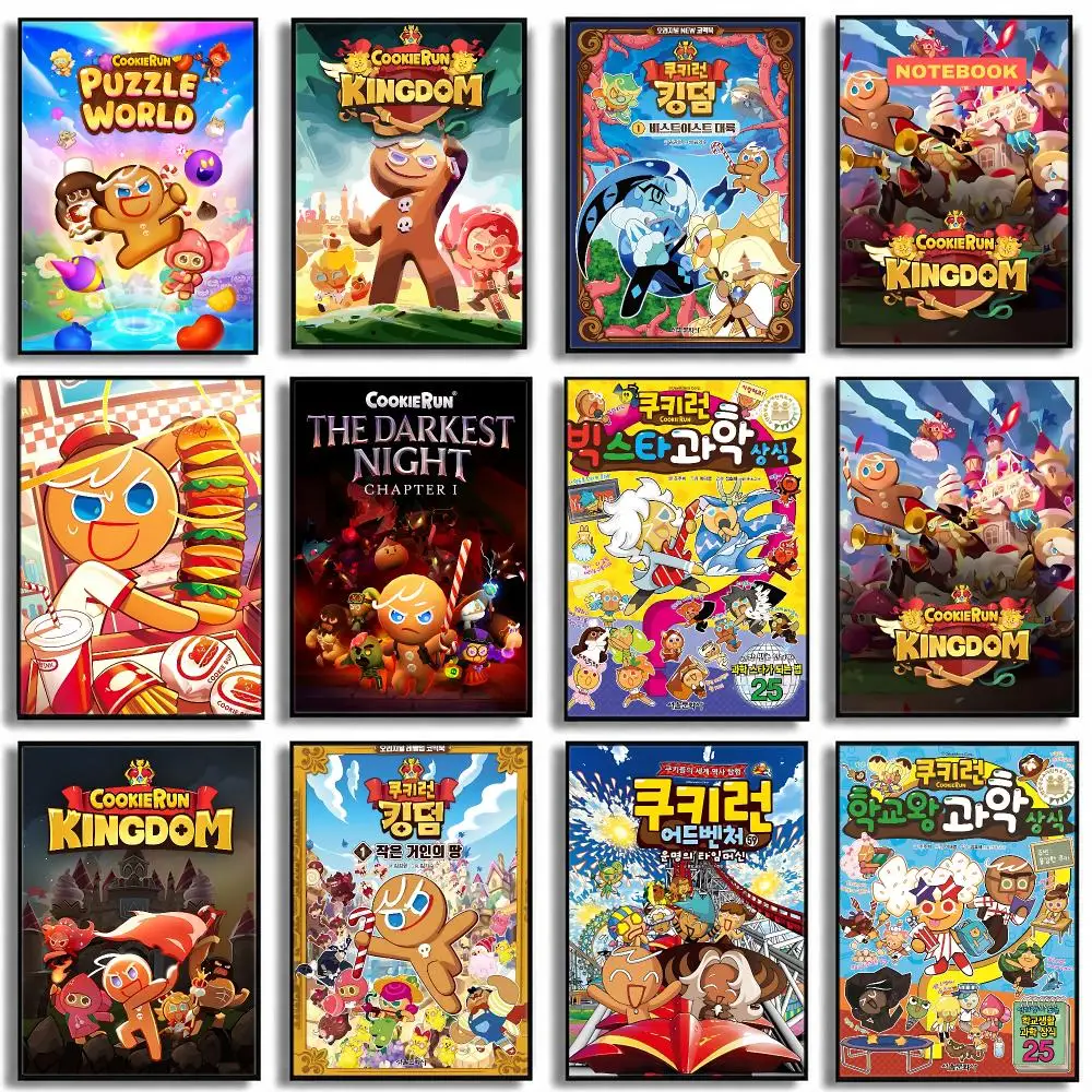 game Cookie Run Kingdom Poster HD Poster High End Luxury Home Decor for Living Room Bedroom Corridor and Gift Giving