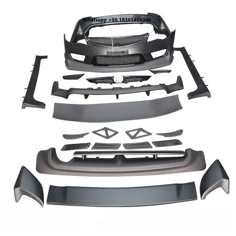

For Modification: Wide-Body Kit FD2 Side Skirts, Spoiler, Rear Bumper, Front Splitter, Suitable