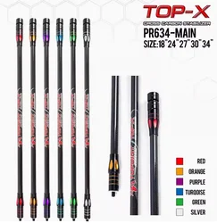 Topoint PR634 Main-Bar 18/24/27/30/34inch Stabilizer 3K Pure Carbon Fiber For Compound Bow Archery Shooting