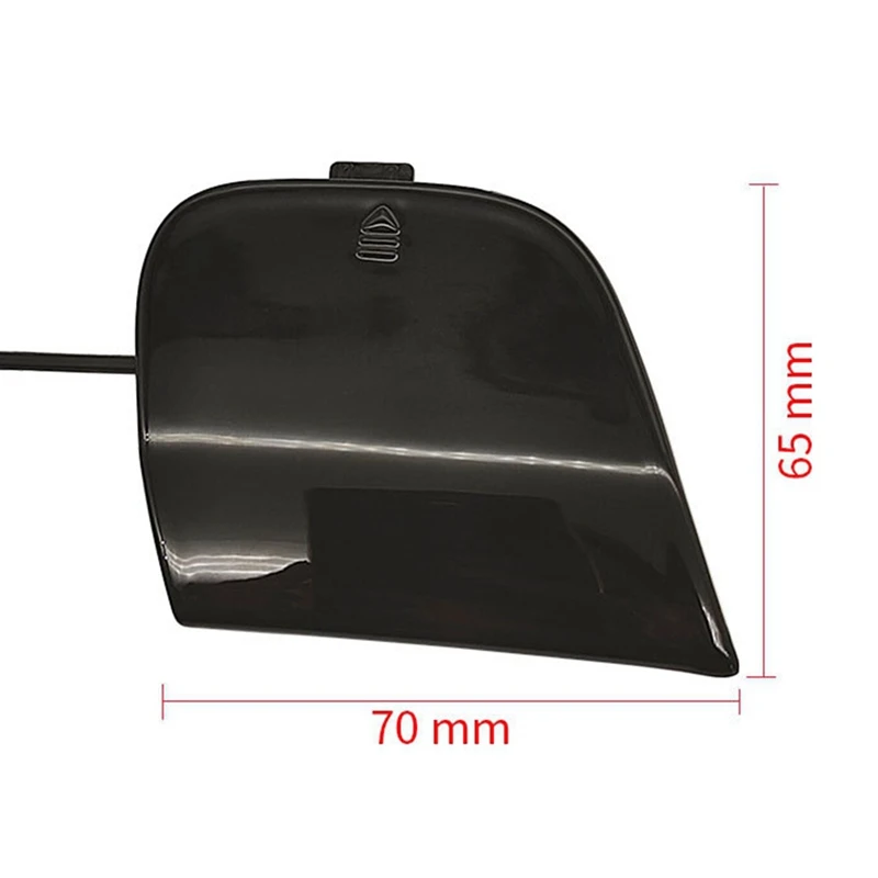 Car Rear Bumper Towing Hook Hole Cover Without Paint 2058851624 For Mercedes-Benz W205 2015-2021 Rear Trailer Cover Accessories