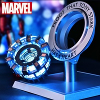 Avenger Iron Man Mk1 Mk2 Arc Reactor Tony Stark Heart Of Mark Figure Led Light Superhero 1:1 Cosplay Toys Chest Lamp Xmas Toys