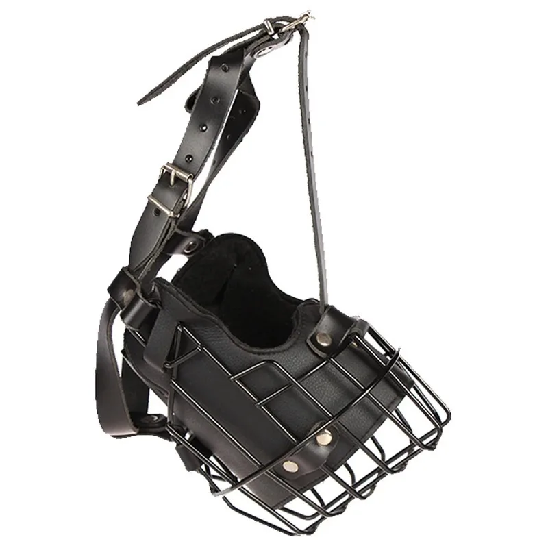 

Dog Muzzle with Heavy Duty Construction Secure Restraint Ideal for Professional Use and Working Dogs