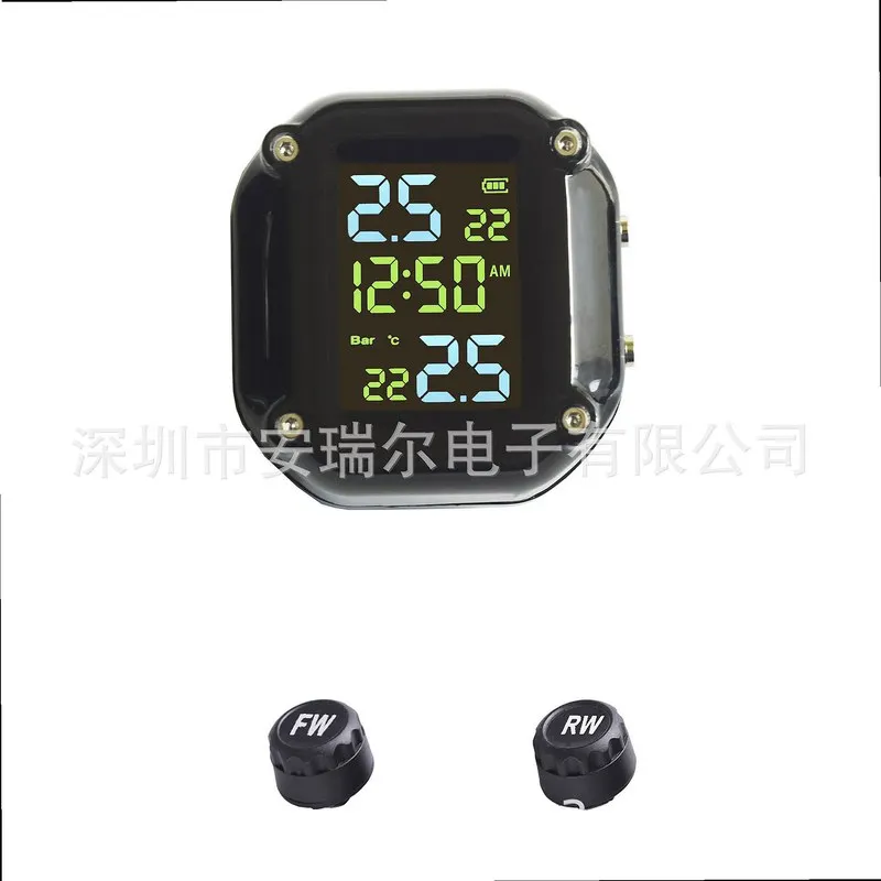 

Motorcycle Tire Pressure Monitor Wireless TPMS for Electric Scooters