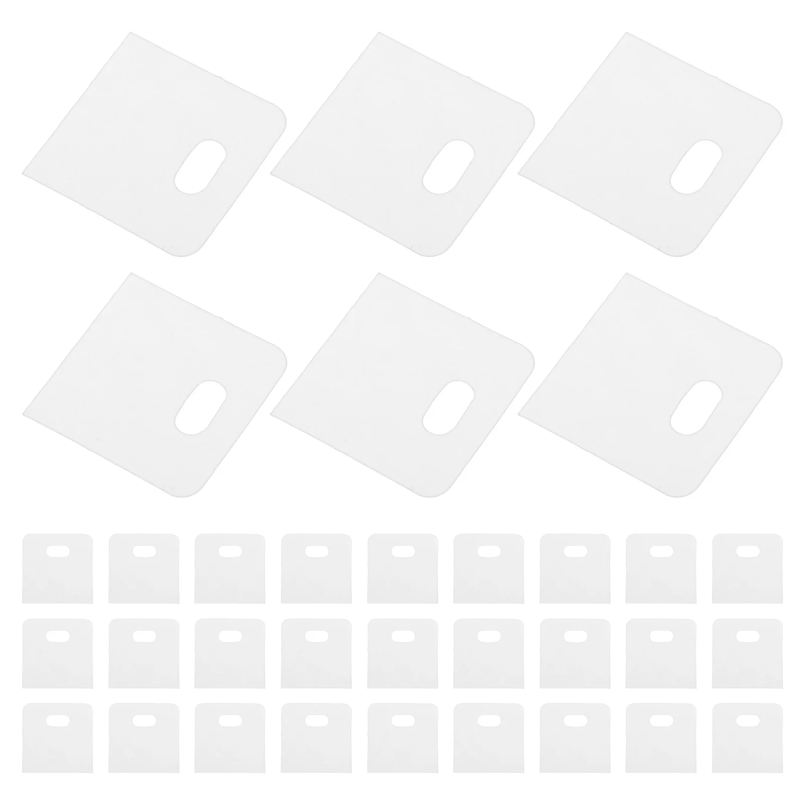 

100Pcs Vertical Blind Repair Tabs White Plastic Fixer Clips Replacement Slats Kit for Vertical Window Blinds Easy DIY Repair