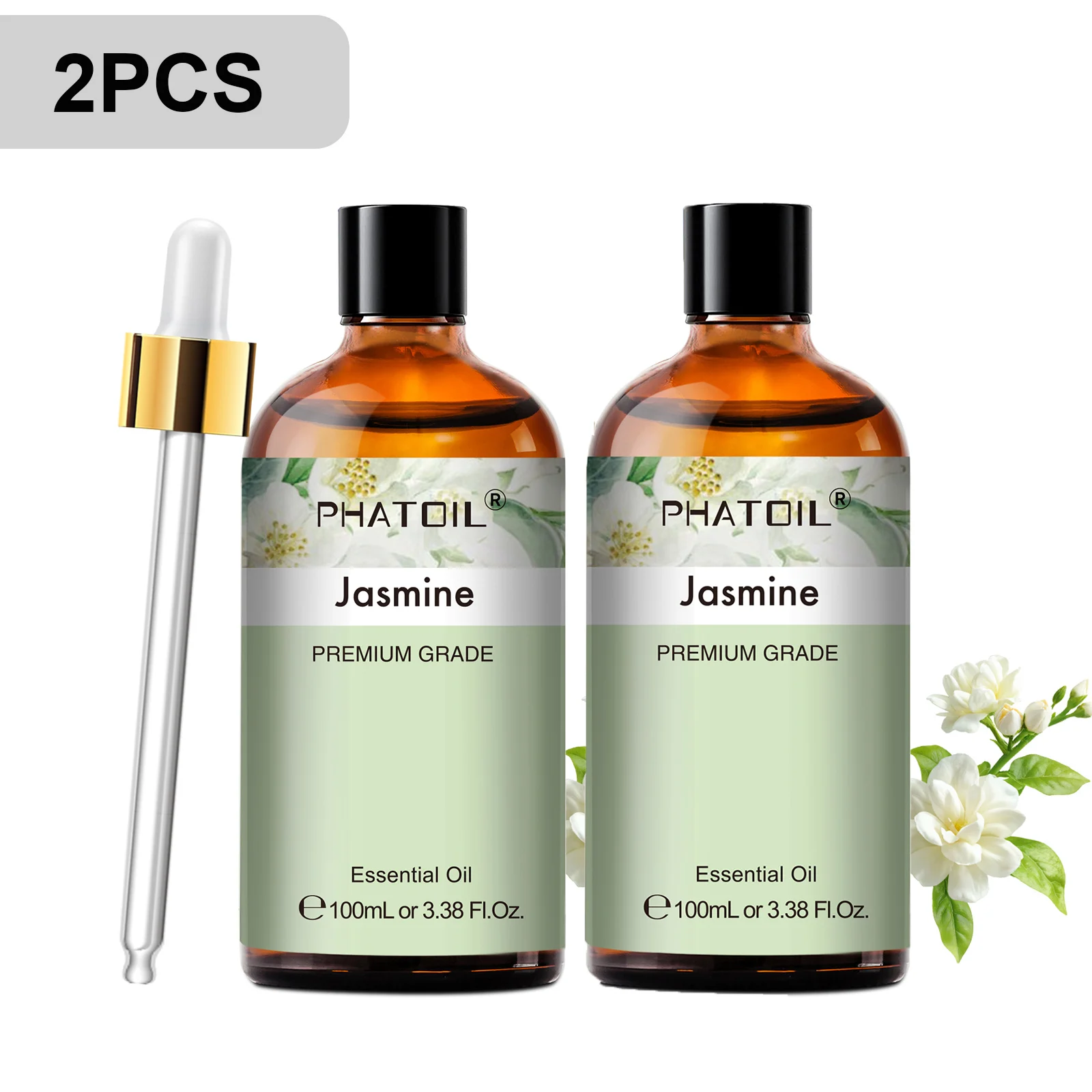 PHATOIL 100ml Premium etherische olie Sandelhout Lavendel Eucalyptus Pepermunt Citroengras Vanille Aromatherapie etherische oliën