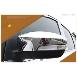 2Pcs ABS Chromed Side Door Rearview Mirror Cover Trims Car Accessories Fit For Ford Ecospor KUGA 2013 2014 2015 2016 2017 2018