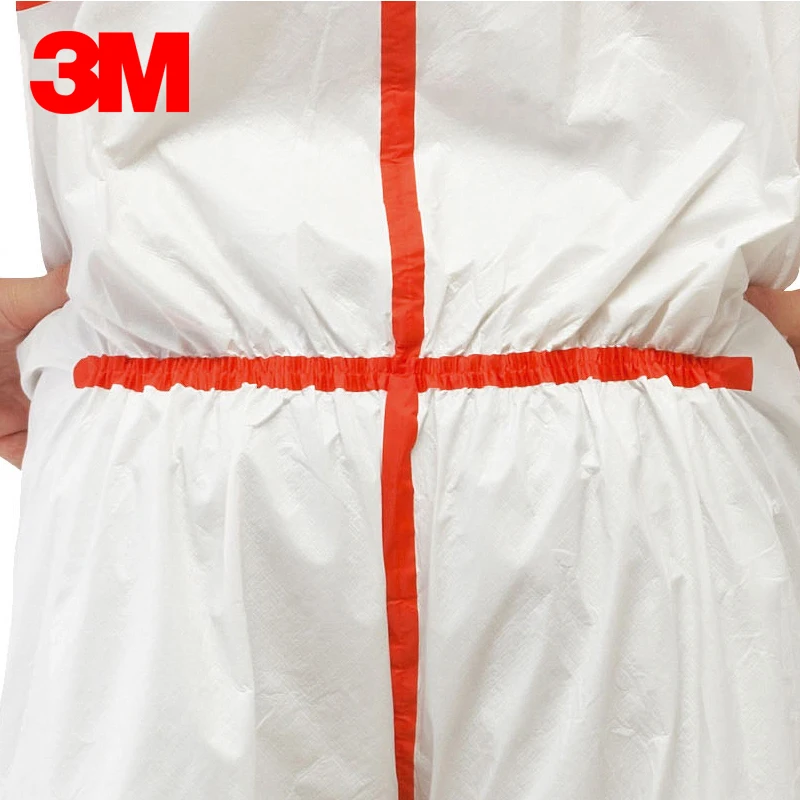 3M 4565  Protective Coverall Anti Dust Anti Static Radiation Liquid Spray Pesticide Paint Cleaning Clothing Type 4/5/6