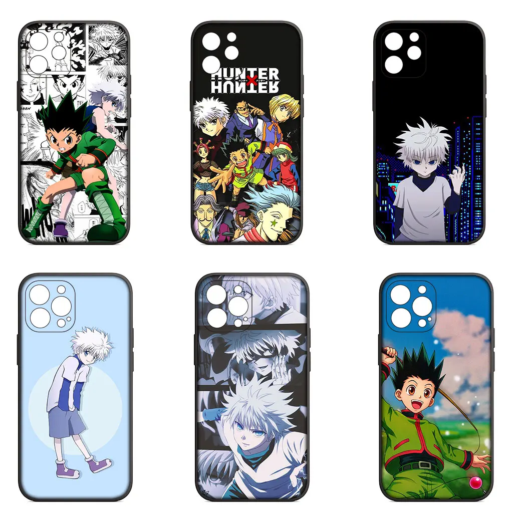 HXH-Hunter x Hunter Killua Gon Freecs جراب هاتف ناعم لـ Apple ، iPhone 16 ، 15 ، 14 ، 13 ، 12 ، 11 Pro Max ، 6s Plus ، SE ، 16 Plus