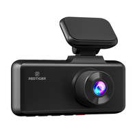 Redtiger F17 4K 3 Channel Night Vision Parking Monitor Car Black Box Dual Dash Camera Front Rear with WIFI GPS For Distributor