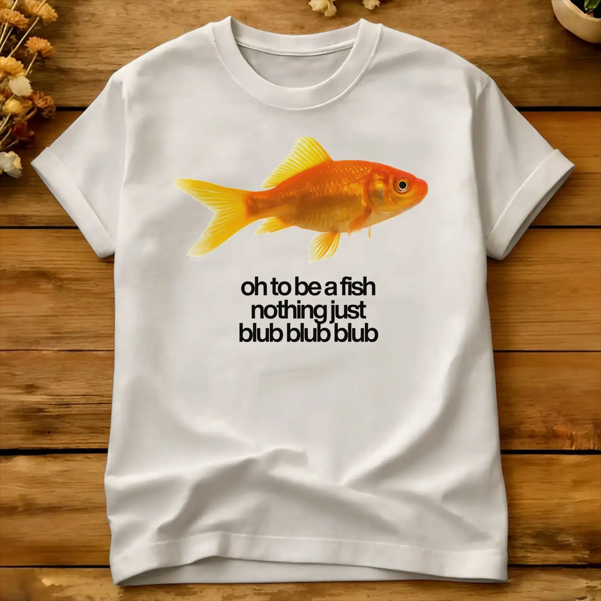 Men Women's T Shirt Frutiger Aero Fish Cute Funny Art  T Shirts Trending  Beach Tee Shirt Vintage Cotton Tops Plus Size 6XL