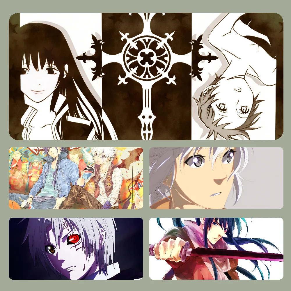 D.Gray-man Mousepad Large Computer Gaming Accessories MousePads Desk Mats Anti-slip Laptop Soft Mouse Pad