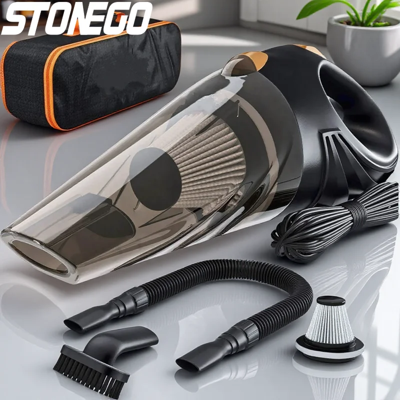 Aspirateur De Voiture 10000Pa Mini Aspirateur Portatif USB 120W Bleu 76398801