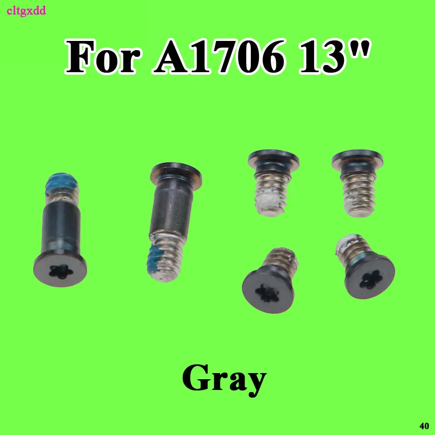 Винты Крепежные для ноутбука Macbook Pro A1278 A1286 A1297 A1369 A1425 A1502 A1706 A1707, 1 комплект