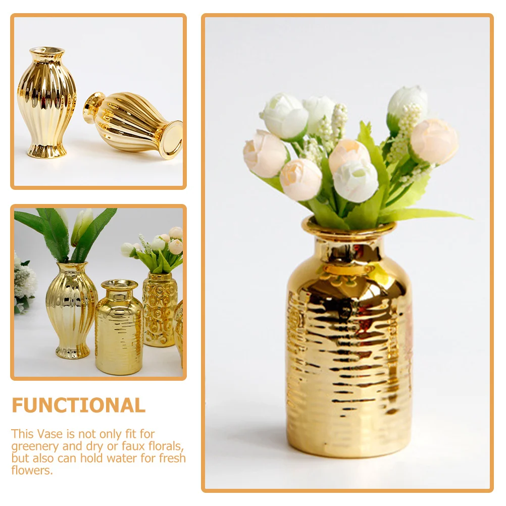 

2Pcs Ceramic Flower Vase Nordic Style Elegant Flower Container Gift for Housewarming Wedding Birthday Decoration