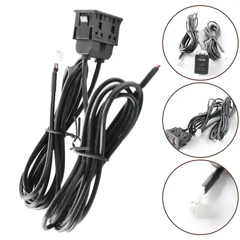 자동차 안드로이드-내비게이션 시스템을 4핀 6핀 USB+TYPE-C 자동 고정 패널 소켓으로 변경하기 위한 자동차 USB+TYPE-C 소켓 베이스