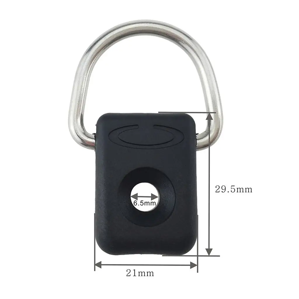 

Рыболовный такелаж D-образное кольцо, комплект для крепления, антикоррозийный морской аксессуар из нержавеющей стали с винтами для каяка и лодки