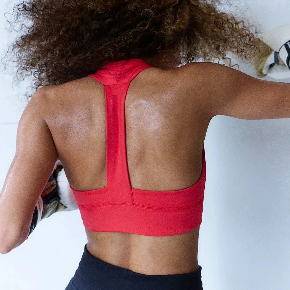 AW New Women Sports Bra Wide Strap Hide Underarm Fat High Stretch Back Beauty Quick Dry Yoga Tank Top Fitness Workout Vest