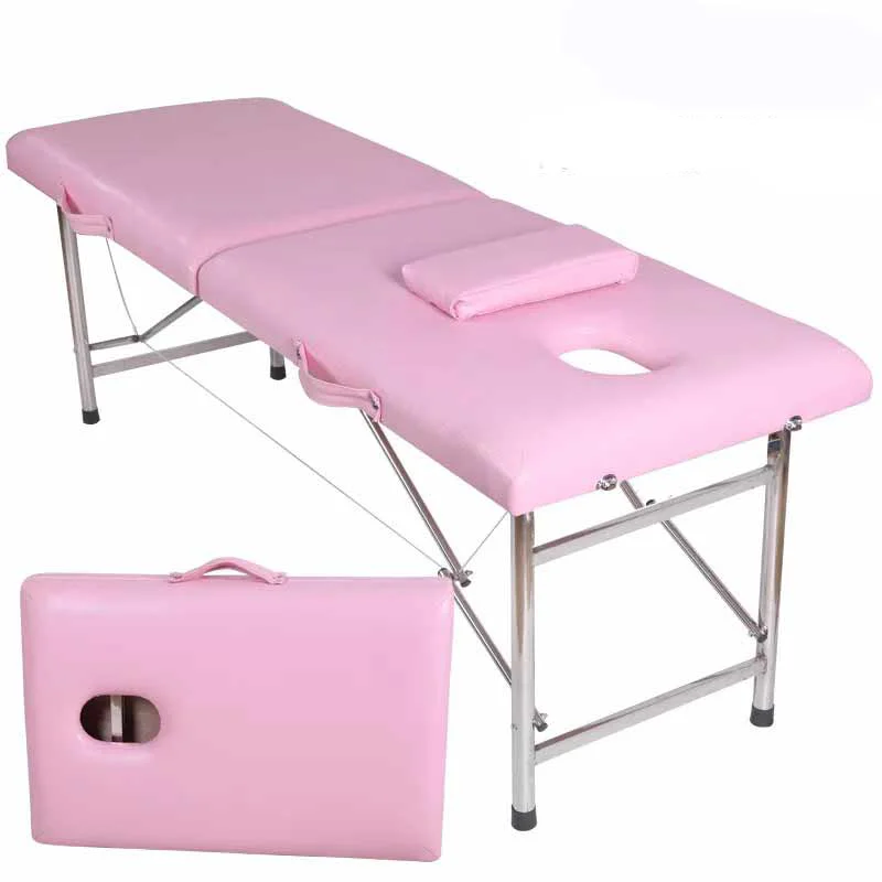 Factory Hot Sale Price Discount Portable Foldable Stainless Steel Massage Bed