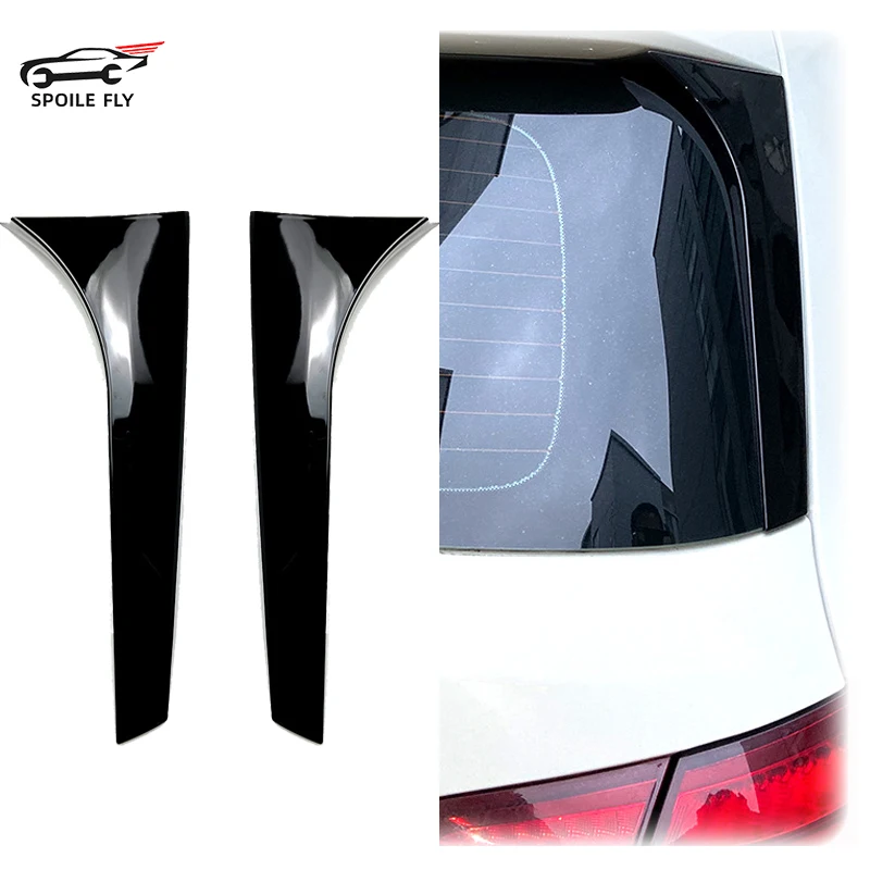 

2 PCS 2012 To 2018 For Mercedes Benz B Class W246 B180 B200 Rear Window Side Spoiler Canard Splitter By Gloss Black ABS