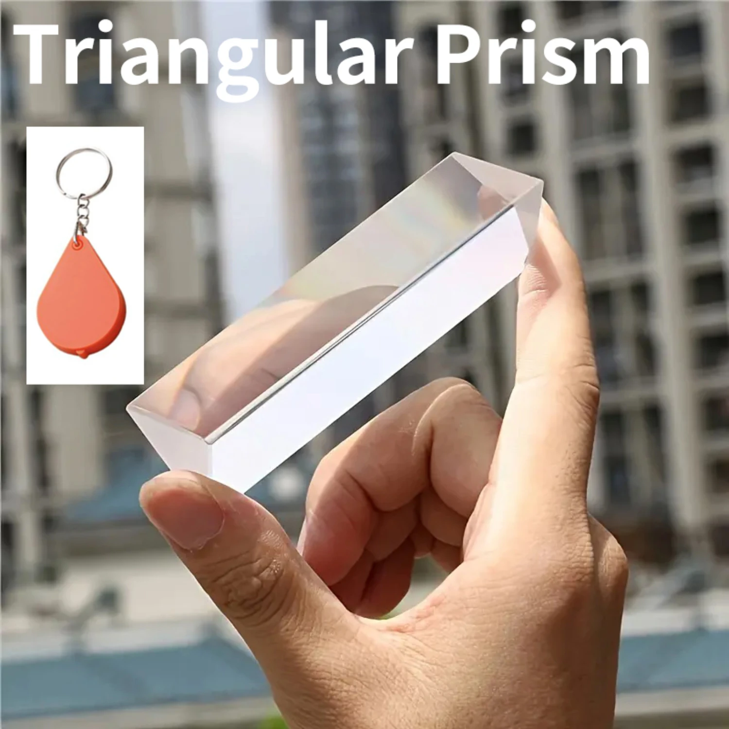 Prism To See The Rainbow Refraction Of Popular Science Liht K9 Optical Lens Prism Trianular Prism