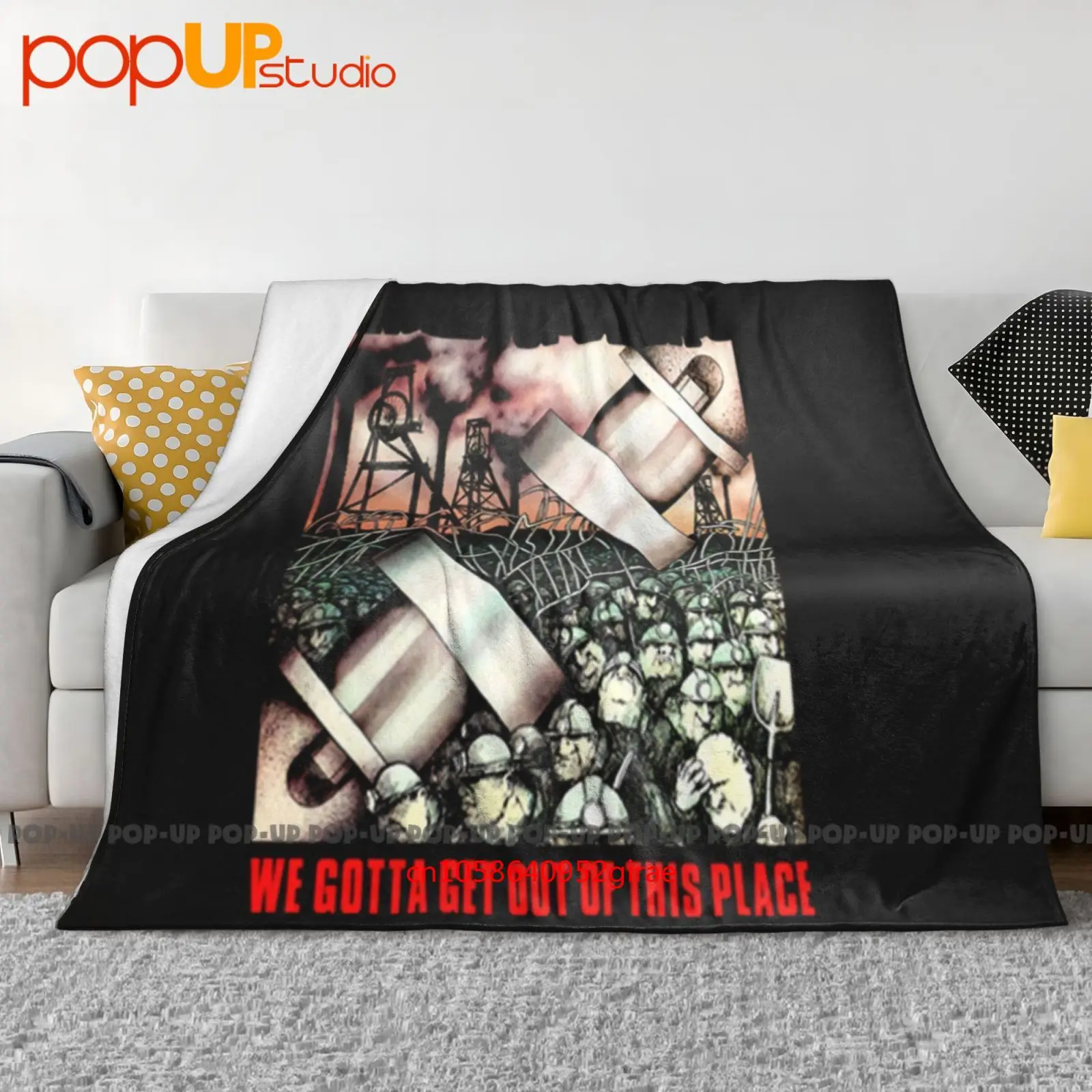 Angelic Upstarts We Gotta Get Out Of This Place Manta ultrasuave Edredón Funda de sofá de invierno Fundas de cama