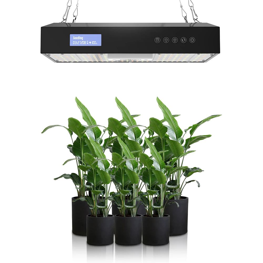 

SOMYMORE SR09-100W Led Plant Grow Lights Intelligent Timing Full Spectrum Lamp For Plants Greenhouse Growing Plant Growth Light