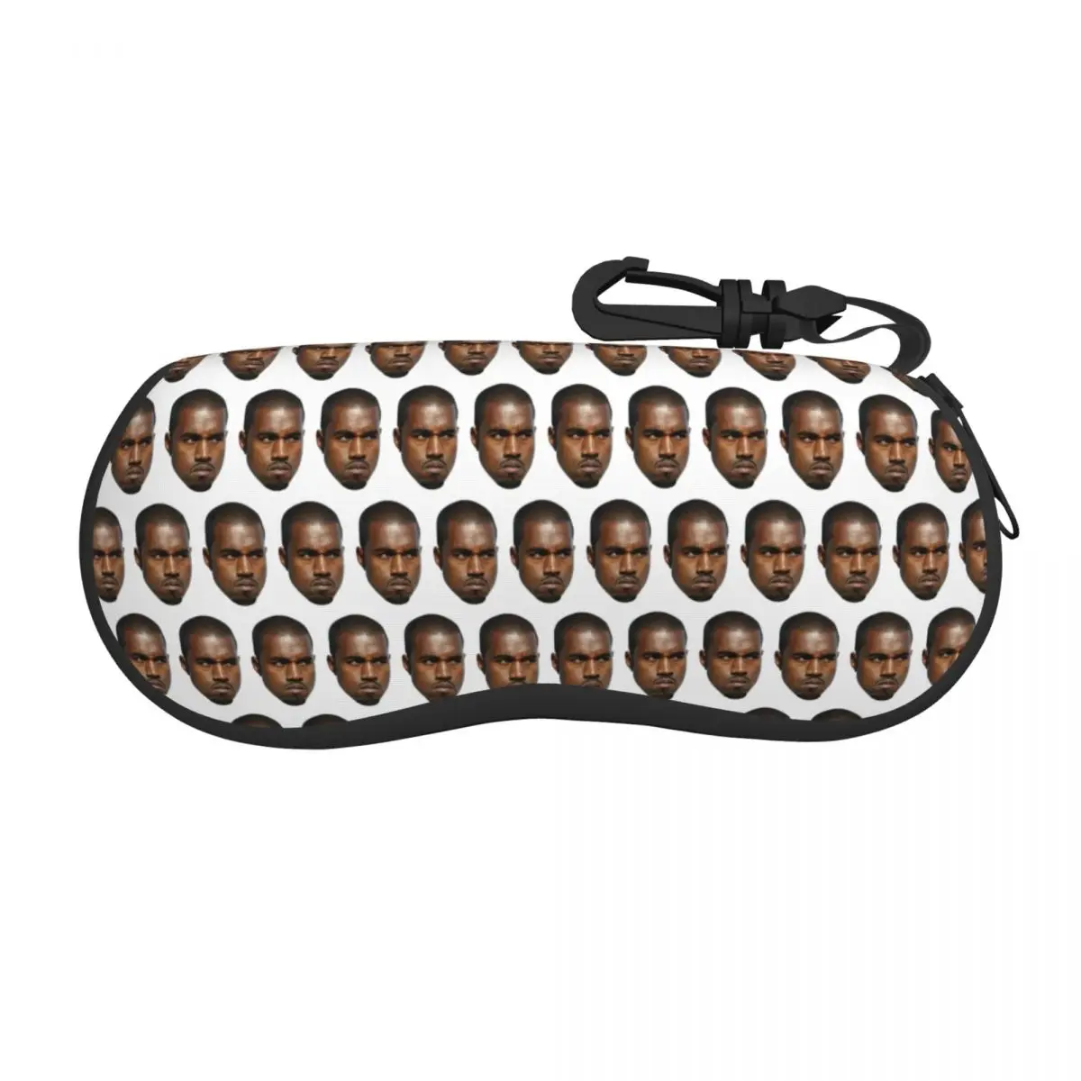 Custom Funny Kanye West Meme Glasses Case Cool Rapper Music Producer Shell Eyeglasses Case Sunglasses Box