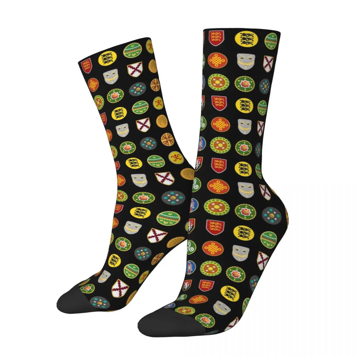 Civilizations Emblems Socks Harajuku Super Soft Stockings All Season Long Socks Accessories for Man's Woman's Birthday Present