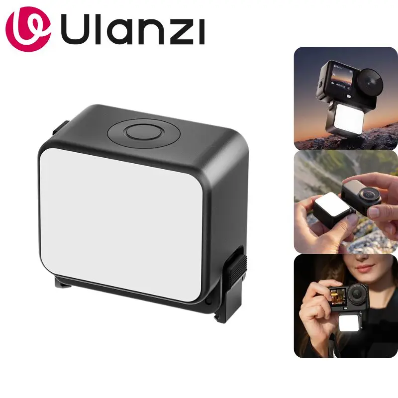 

Ulanzi LM24 Quick Release Mini Fill Light II для DJI Osmo Action 6/Nano, магнитный светильник с креплением для видеоблогов, путешествий и съемок на открытом воздухе