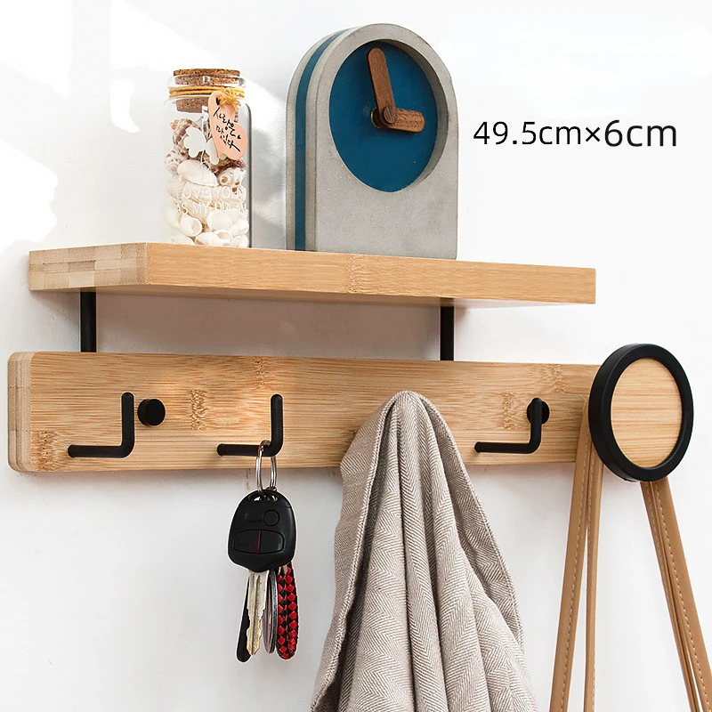 Wood Clothes Rack Corner Hanger Clothing Store Display Rack Wall Hanger for Hanging Clothes Entrance Hall Furniture