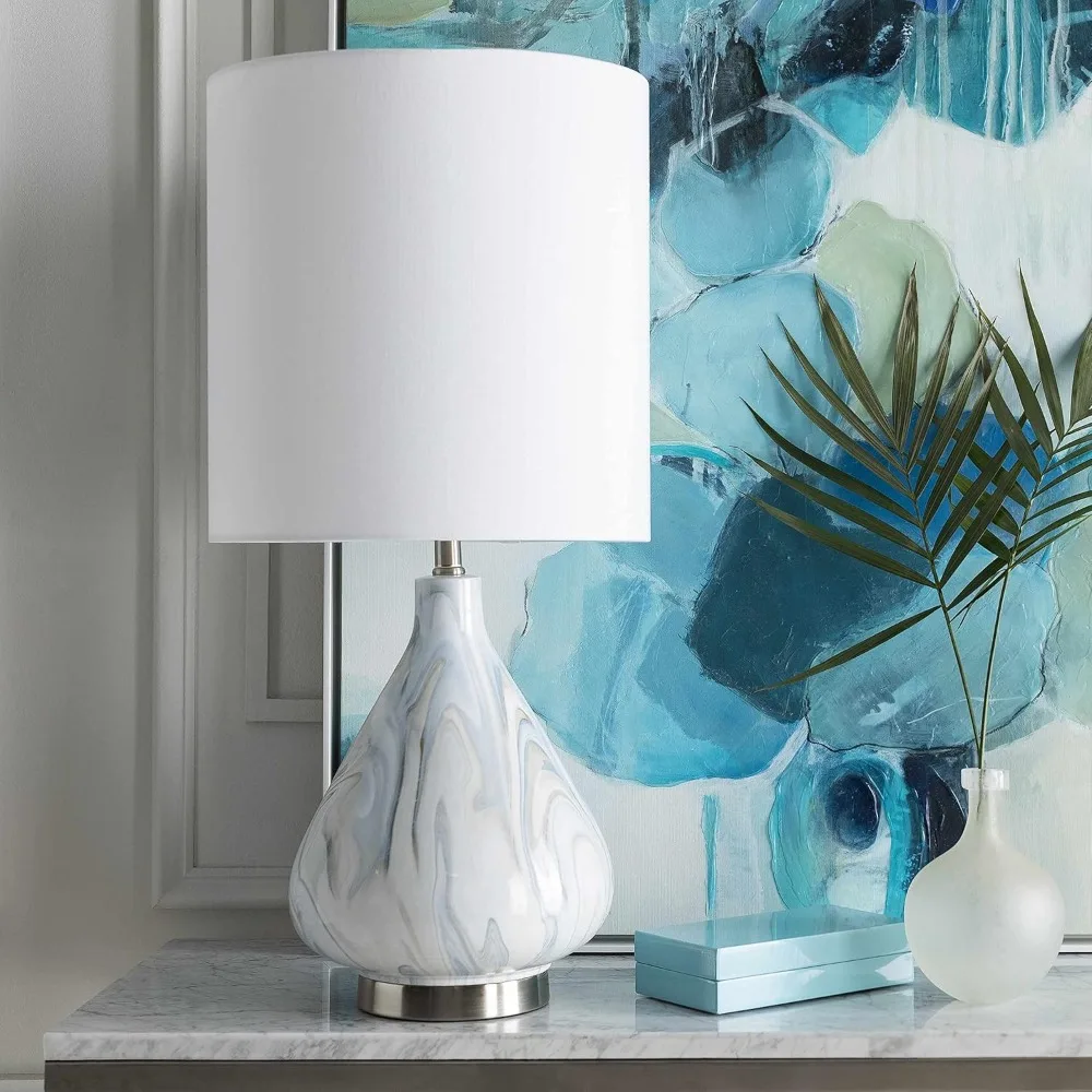 مصباح بجانب السرير من السيراميك الحديث لمنضدة غرفة النوم - حل إضاءة أنيق لغرفة المعيشة، لهجات جانبية نهائية