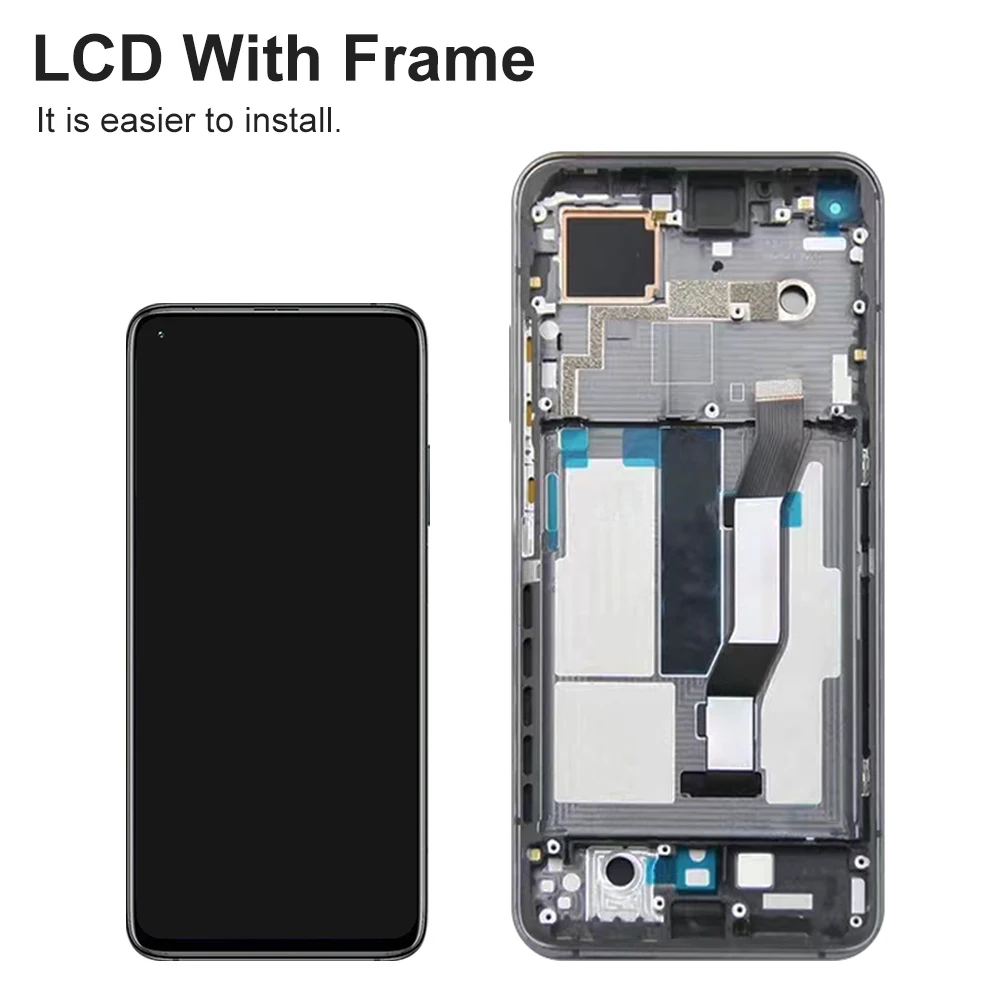 Screen Assembly for Xiaomi Mi 10T Pro 5G M2007J3SG M2007J17C LCD Display Touch Screen Digtizer for Xiaomi Mi 10T 5G M2007J3SY
