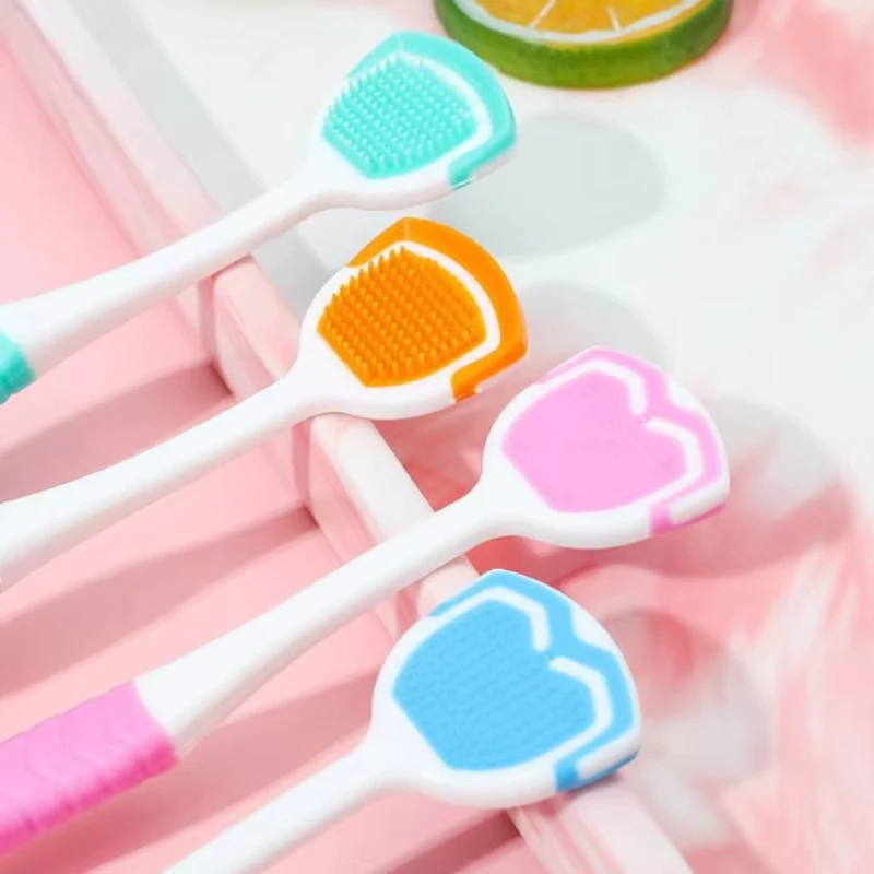 1 قطعة مكشطة اللسان ، تقليل رائحة الفم الكريهة للعناية بالفم ، منظفات اللسان ، أدوات فرشاة تنظيف اللسان من السيليكون لمستلزمات الكبار #5