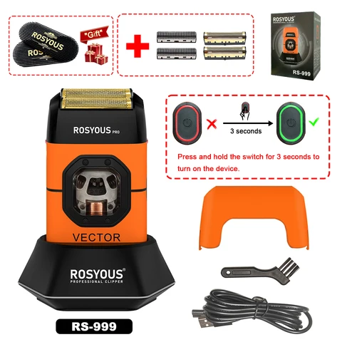 Электробритва ROSYOUS RS-999 для мужчин - быстрая и комфортная бритье