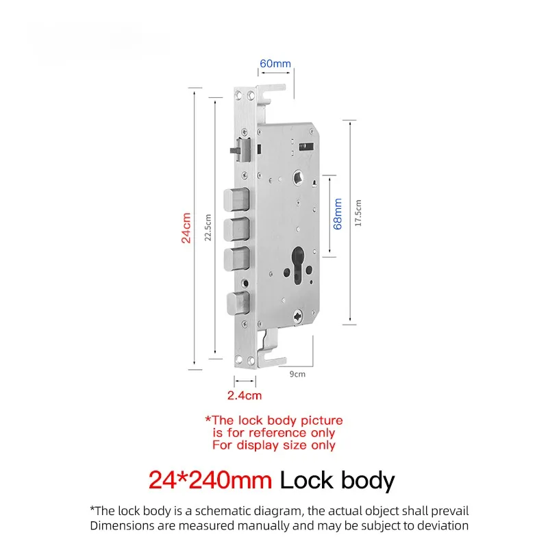 N200 Electronic Door Lock 6068 Lock Body Self-detect Anti-theft Door lock Body For Aqara N200/P100/N100/A100 PRO 24X240mm