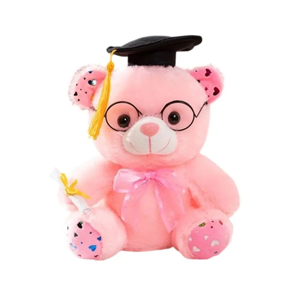 

22CM Creative Soft Graduation Bear Cute DIY Doctor Bear Cartoon Graduation Gift Graduation