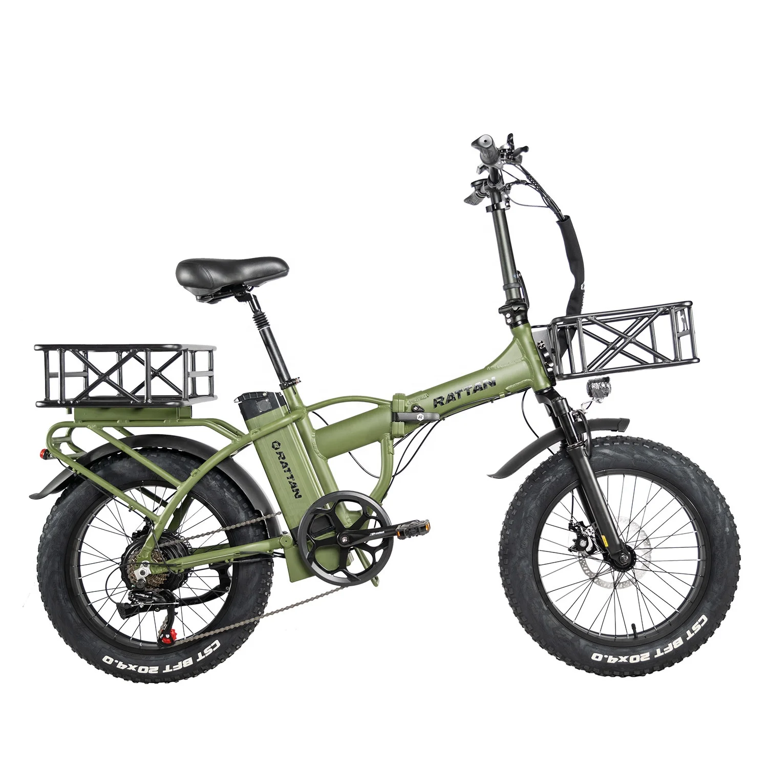 Rattan bicycle ebike baskets  high quality accessory basket set for sale e bike