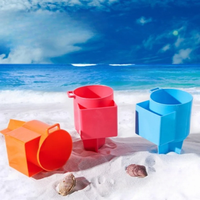 Portable Plastic Beach Coaster Coasters Beach Placement Tools Camping Placement Snacks Drinks Cups Beach Accessories