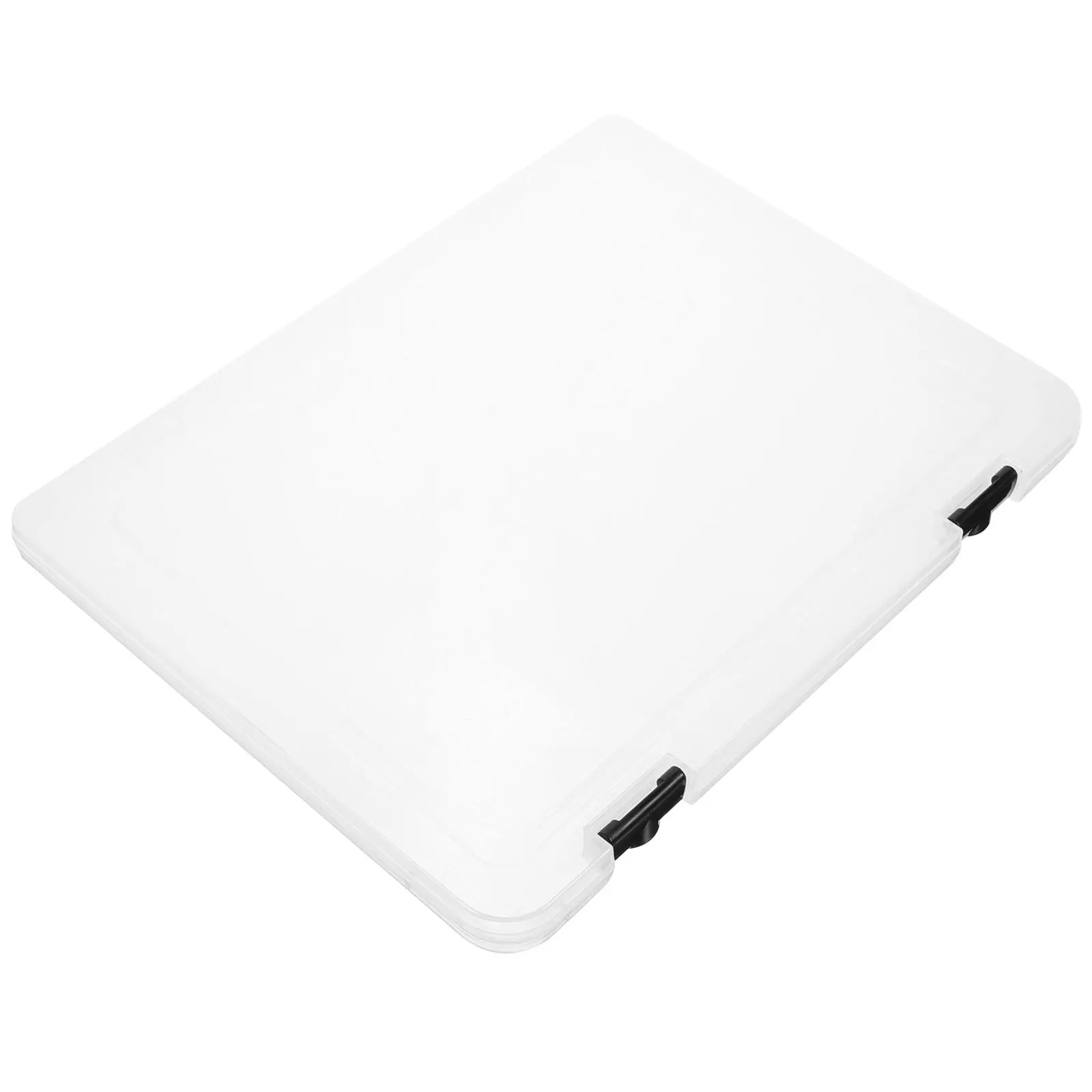 

Прозрачная коробка для хранения папок из полипропилена, практичный органайзер для документов, держатель для бумаги, плотный чехол для хранения, штабелируемый