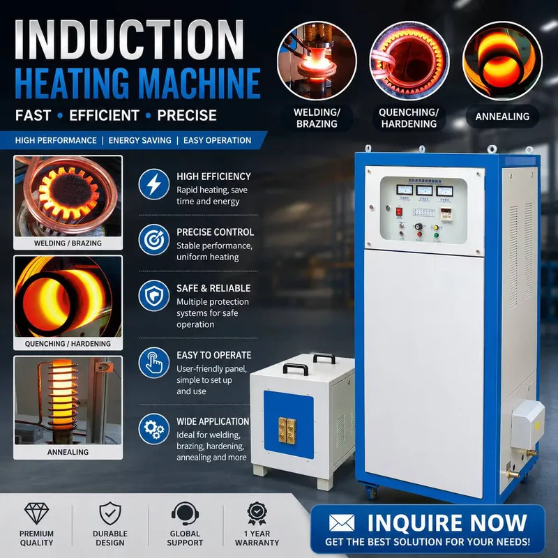 High Efficiency 120KW Induction Billet Heater For Steel Forging And Hot Forming Applications