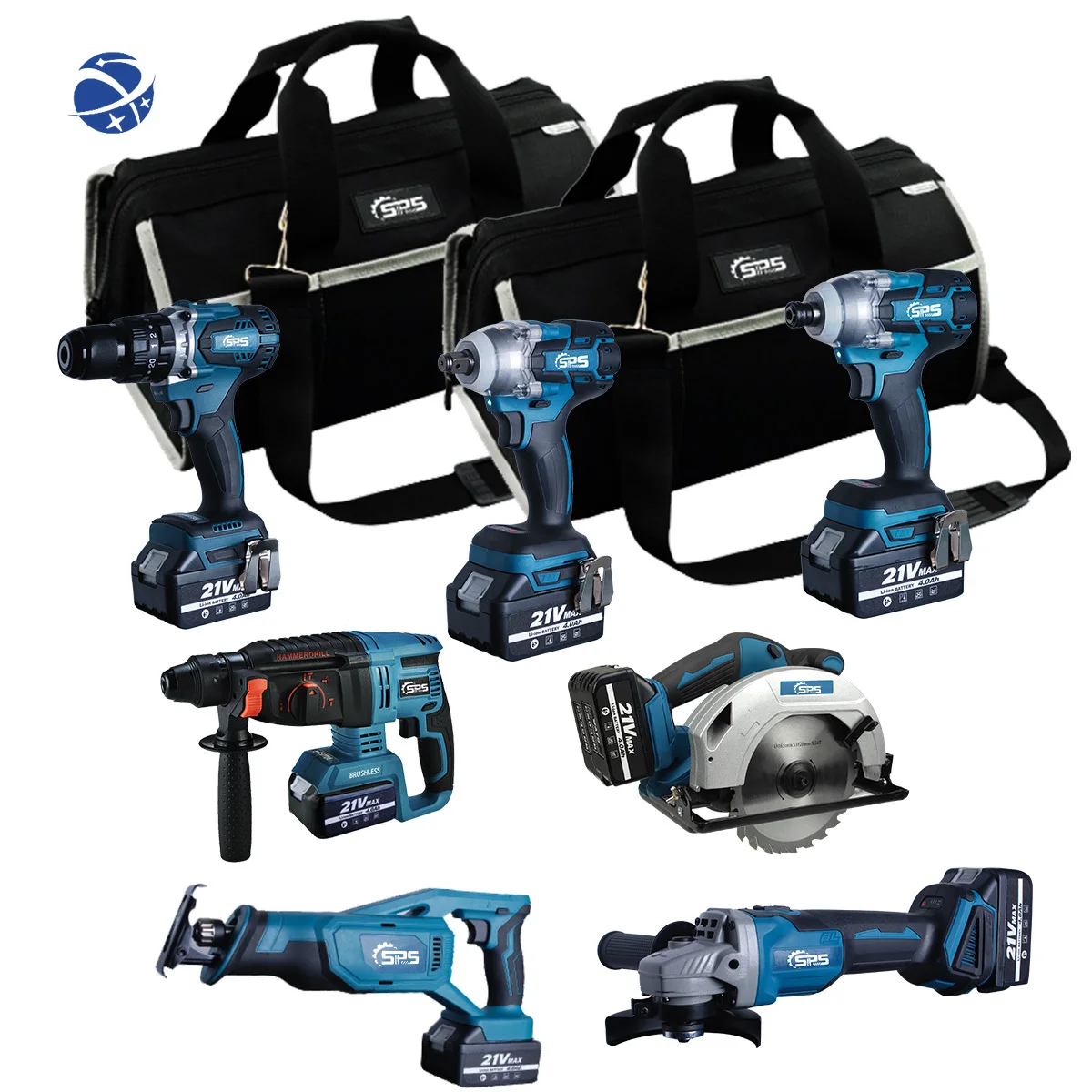 Durable Using Low Price 48*32*20Cm Impact Drill Cordless Tool Kits Power Tool Combo Kits